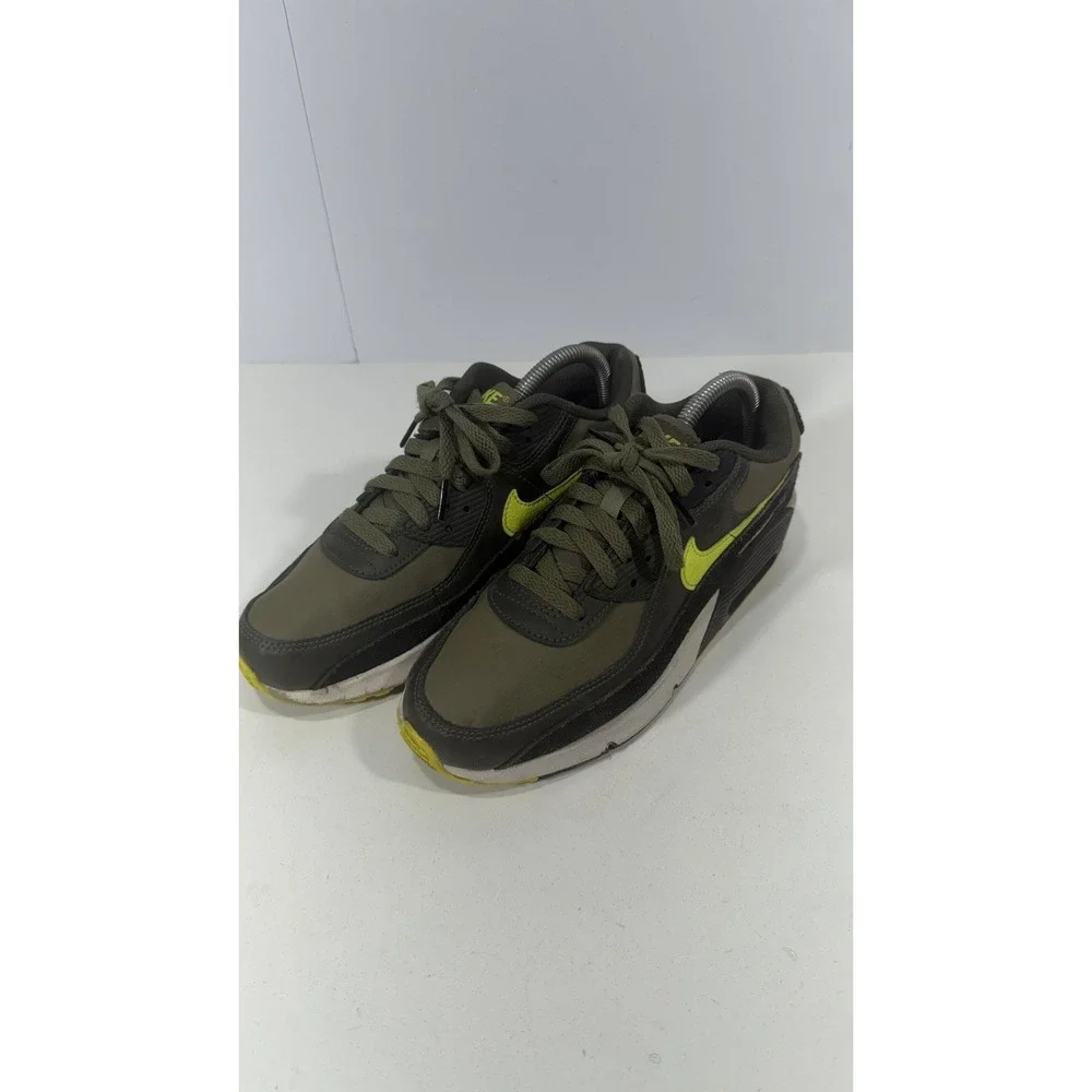 Nike Air Max Boys' Sneakers Sz 6Y Green Black Yellow DV3607-200 US